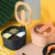 4 In 1 Partition Kitchen Seasoning Box Masala Box